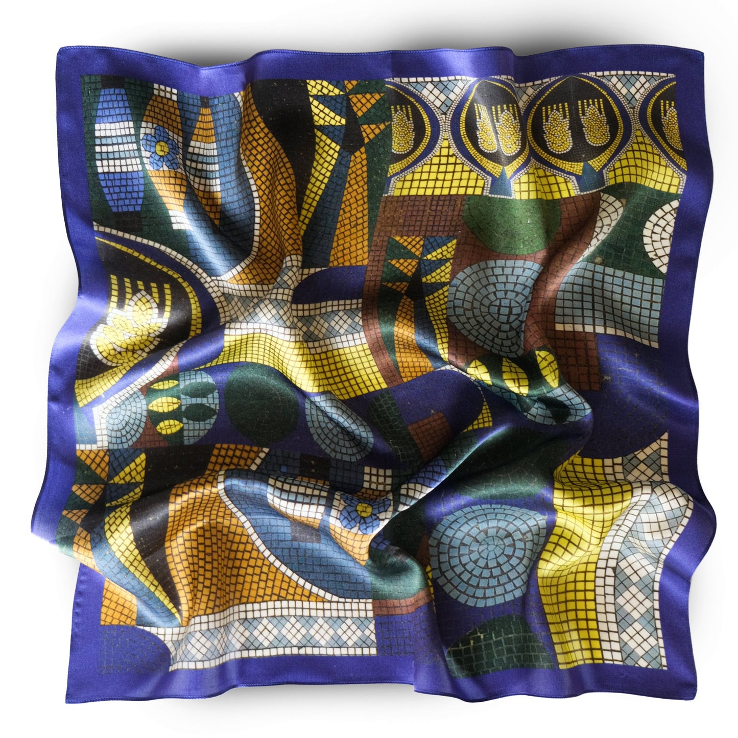 100% Italian silk scarf "ZOO" from Rivne region