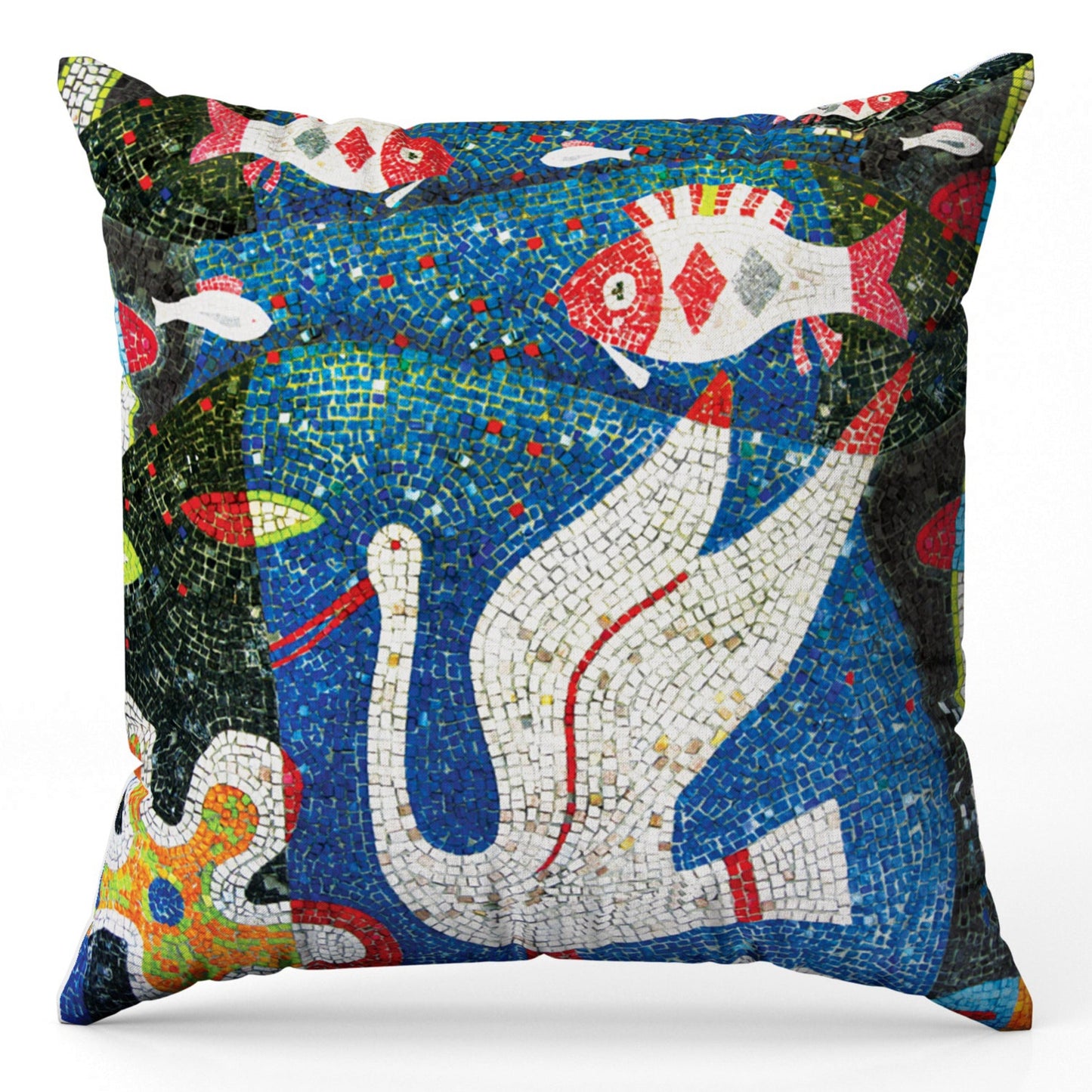 Cotton cushion "STORK" from Lviv region