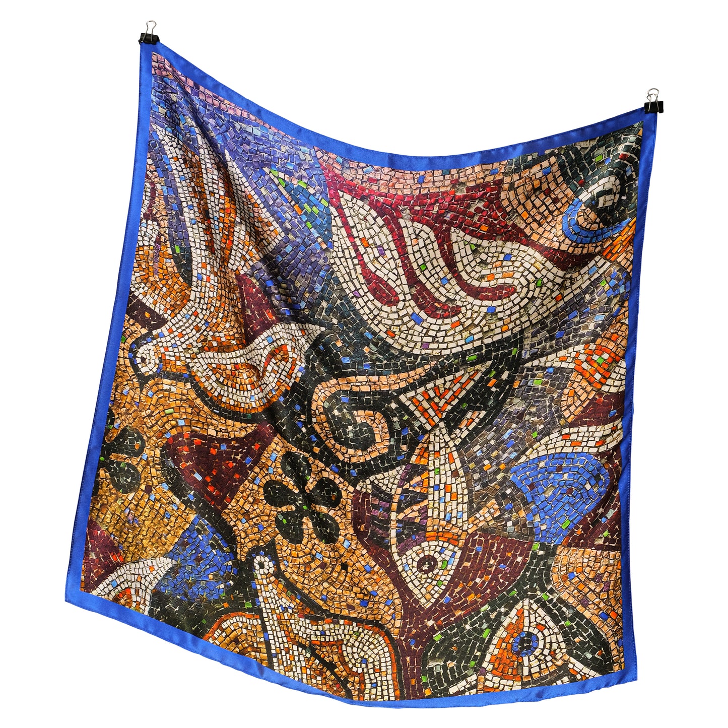 100% Italian silk scarf "ZARICHIYA" from Lviv region